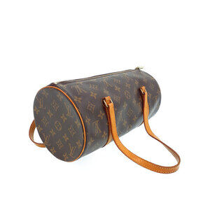 Louis Vuitton Shoulder Monogram Brown Papillon Bag Leather